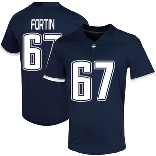 Christopher Fortin Game Navy Youth UConn Huskies Untouchable Football Jersey